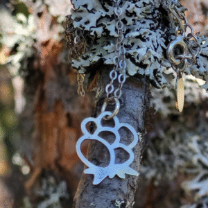 naszyjnik malina moroszka srebro