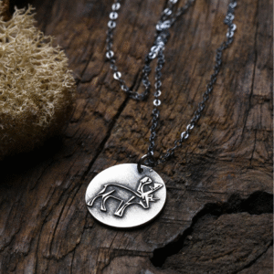 naszyjnik renifer srebro